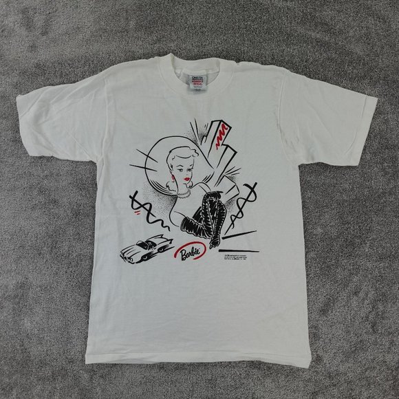 Barbie Other - Vintage Barbie Shirt Mens Large Movie Mattel Tee T Short Sleeve White
